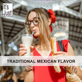 It's Just - Horchata Drink Mix, Just Add Water, Makes 1 Gallon, Traditional Mexican Flavor, Gluten-Free, Non-GMO, Made in USA, 10oz