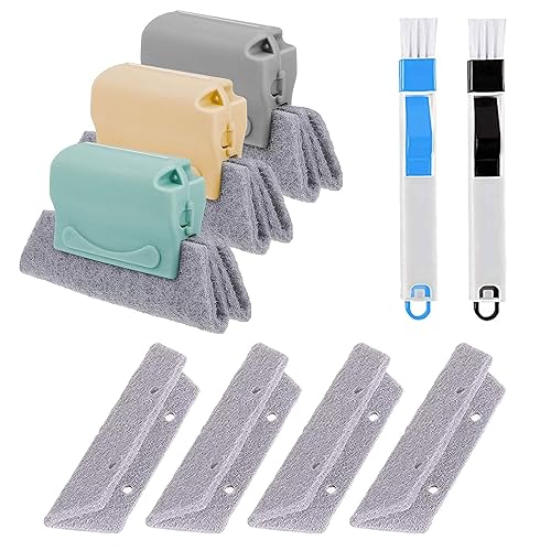 Magic Window Track Cleaner, Window Groove Cleaning Brush Tools Set