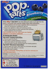 Kellogg's Pop-Tarts Frosted Blueberry Toaster Pastries 8 ct (Pack of 2)