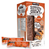 ZENVOIRA Gift Snack Box - includes Kirkland Dipped & Chewy Caramel Granola Bars - 48 Count (31g Each) - Soft & Chewy Snack Bars, Custom Pack, Packed