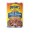 BUSH'S BEST Canned Chili Beans Red Beans in a Medium Chili Sauce, Source Of Plant Based Protein And Fiber, Low Fat, Gluten Free, 16 oz