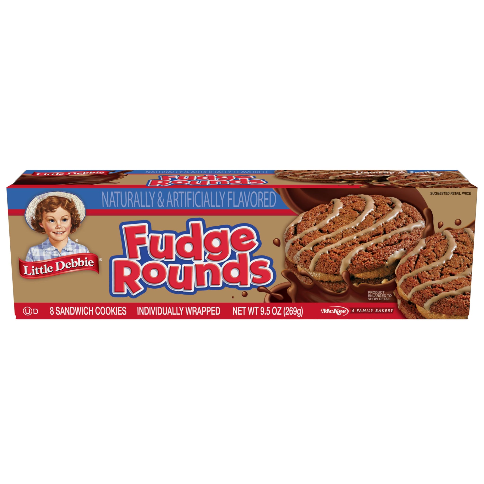 Little Debbie Fudge Rounds, 9.5 Oz