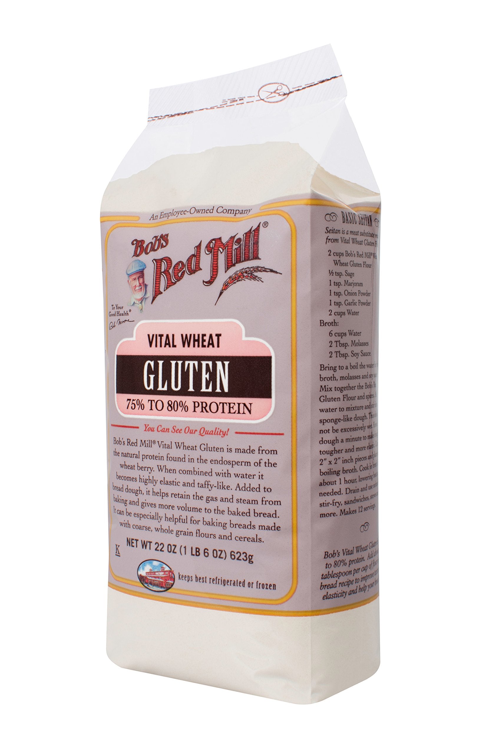 Bobs Red Mill, Flour Gluten Wheat Vital, 22 Ounce