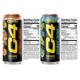 C4 Ultimate Energy Drink with Zero Sugar, 300mg Caffeine, 16oz Pack of 12