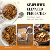 Laura's Gourmet Granola - Fall Faves Variety Pack - Sinful Cinnamon Crunch, Pumpkin Pecan Crunch, Dark Chocolate Crunch
