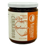 Kauffman Orchards Simply Cinnamon Applesauce, No Sugar Added, Made in Small Batches, 17 Ounce Jar (Case of 12)
