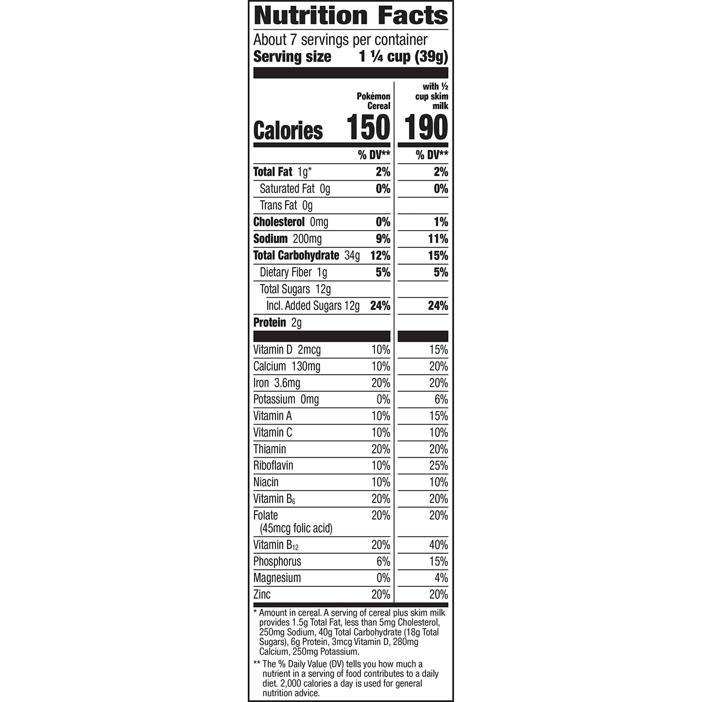General Mills Pokémon Breakfast Cereal, Berry Bolt, 10.3 oz