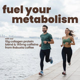 Protein Coffee, with 10g of Protein with Collagen, Promotes Muscle Growth, Supports Energy, Hot or Cold, Keto Friendly, 100% Robusta Coffee, 15