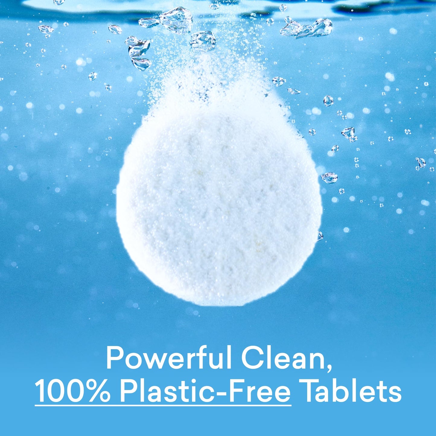 BLUELAND Laundry Detergent Tablets, 120 Count, Plastic-Free Eco-Friendly Pods, Sheets, Liquid Alternative - Fragrance Free and Clear, Natural, Gentle