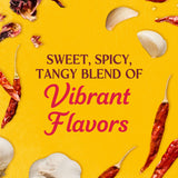 Cholula Chamoy Sauce, Sweet & Spicy, Tangy Drizzle Sauce with Arbol Chiles and Sweet Hibiscus, For Fruit, Cocktails, Desserts and More, 8 fl oz