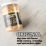 Pork King Good Low Carb Keto Diet Pork Rind Breadcrumbs! Perfect For Ketogenic, Paleo, Gluten-Free, Sugar Free and Bariatric Diets (Original) (Original, 12 Oz Jar)