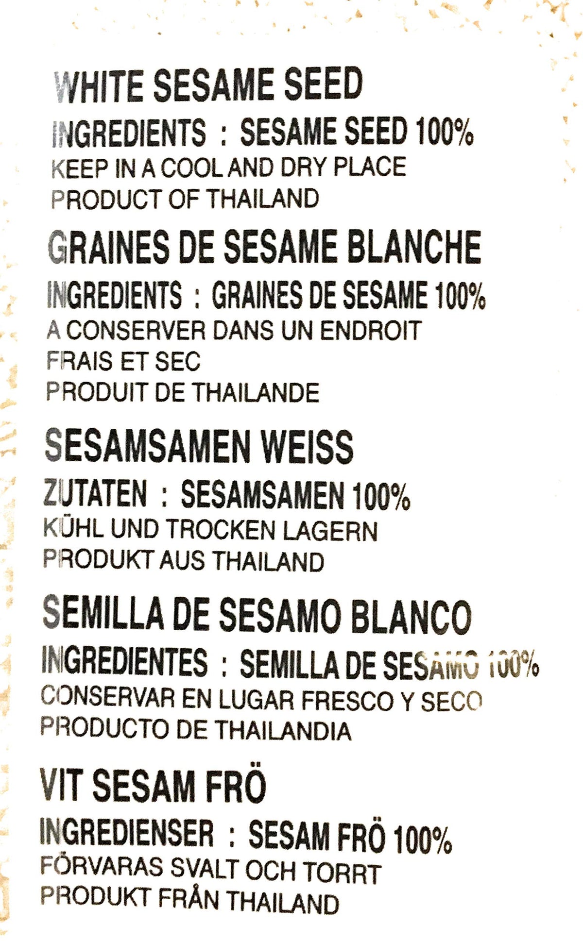 Cock Brand white Sesame Seed 8 Oz(2 Pack)