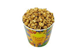 Signature Popcorn - 1-gallon Thank You! Reusable Plastic Tin - Dark Chocolate Sea-Salted Caramel Popcorn