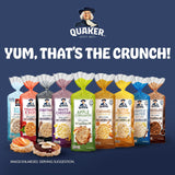 Quaker Large Rice Cakes, Lightly Salted, Gluten Free, 100% Whole Grains, 4.47 Oz, Pack of 6