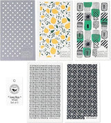 SIMPLYCASA Long 5?Pack Swedish Dishcloths - Reusable, Cellulose Sponge Dish Cloths for Washing Dishes, Paper Towel Replacement, Plastic-Free