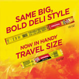 Slim Jim Monster Shortboi Smoked Meat Sticks, Deli Style Original Flavor, 7g Protein Per Stick, Snack Size, 0.9 oz. (24 Count)