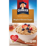 Quaker Instant Oatmeal, Maple Brown Sugar, 10 Count