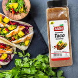 Badia Taco Seasoning, 21 oz - Authentic Blend of Spices for Tacos, Burritos, Fajitas, Ground Beef, Chicken & Vegetarian Dishes