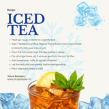 Blue Pepper Ginger Kick Tea Infusion Blend - Premium Ginger Kick Tea - All-Natural Ingredients, No Artificial Flavors - No Added Sugar - Caffeine Free
