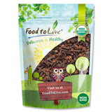 Food to Live Organic Whole Clove, 3 Pounds - Aromatic and Flavorful Dried Spice for Cooking, Baking, Tea, and Home Remedies. Non-GMO, Vegan, Kosher