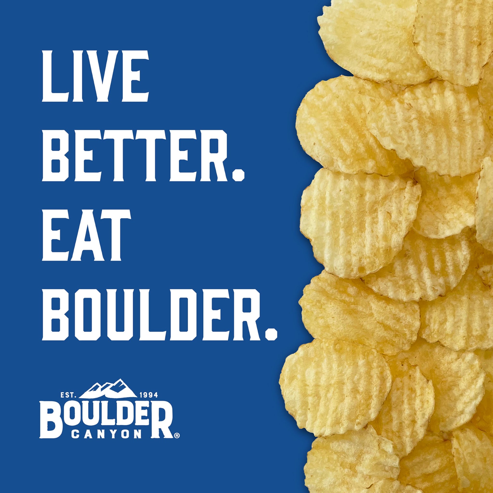 Boulder Canyon Avocado Oil Kettle Style Potato Chips Variety Pack, 18 Count - Gluten-Free, Non-GMO, Hickory Barbecue, Classic Sea Salt, Sea Salt