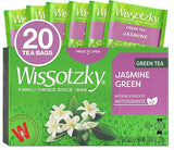 Wissotzky Green Tea with Jasmine, 20 Tea Bags | Antioxidant Rich | Fragrant Green Tea Bags (1)