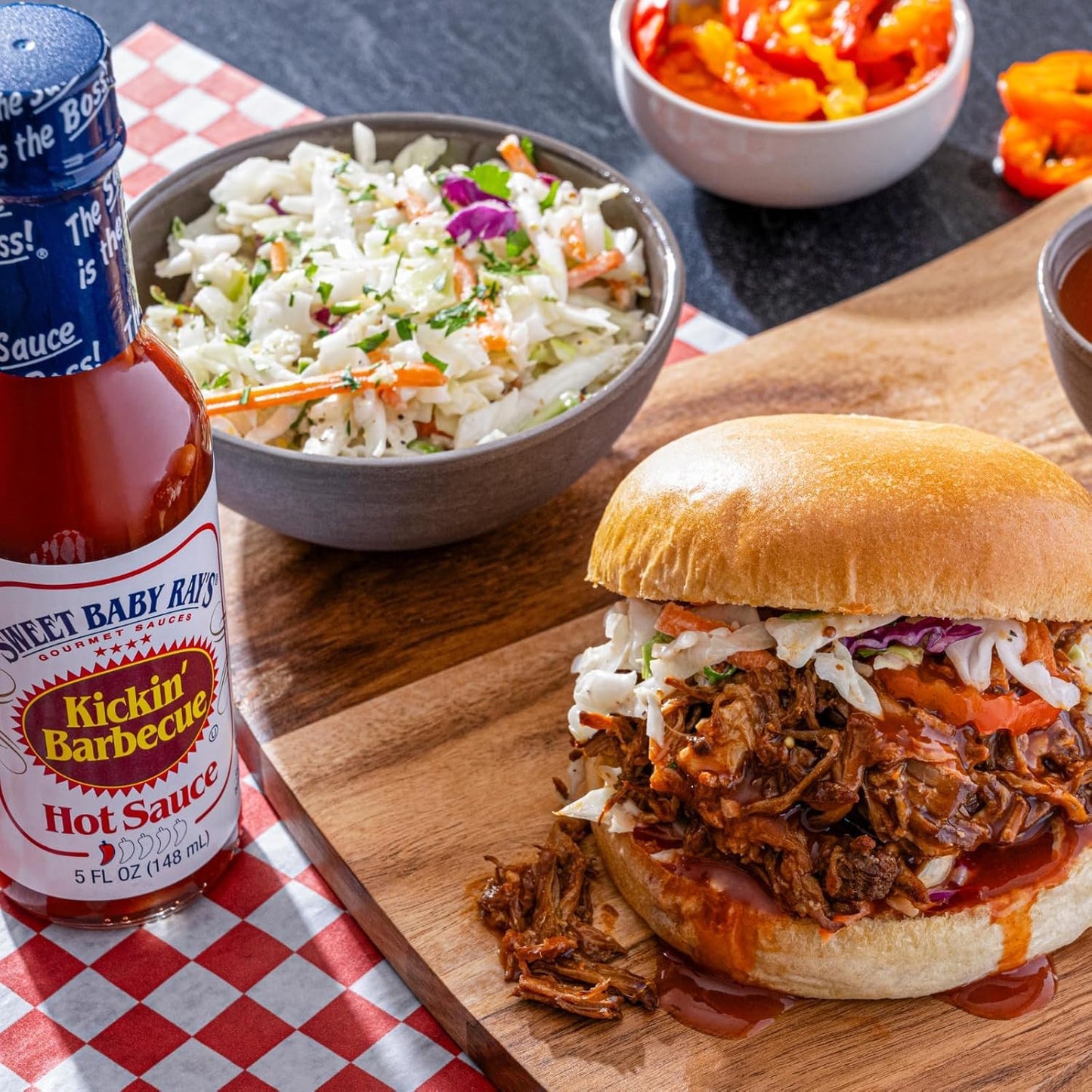 Sweet Baby Rays, Kickin' Barbecue Hot Sauce, 5 Fl Oz