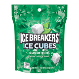 ICE BREAKERS Ice Cubes Spearmint Sugar Free Chewing Gum Pouch, 8.11 oz (100 Pieces)