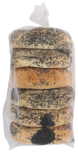 Sacramento Bakery Bagel Poppy 6 PK, 22 OZ
