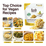 Foods Alive Nutritional Yeast Flakes (6oz) | Premium Non-Fortified, Plant Based Protein, Keto, Vegan Cheese Powder Seasoning