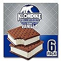 Klondike Ice Cream Sandwich Vanilla 6 Count for a Delicious Frozen Dessert Kosher Certified Ice Cream Simple Dessert Made With No Artificial Growth