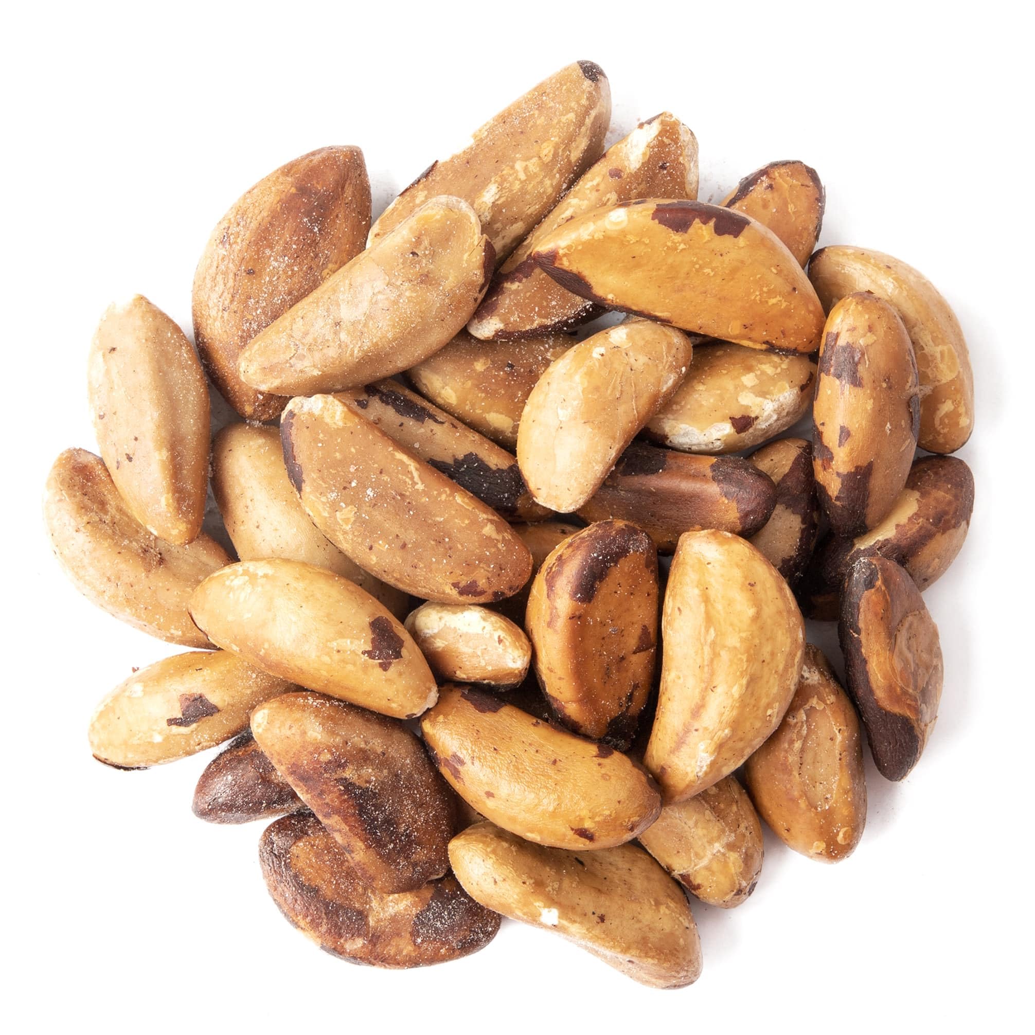 Food to Live - Dry Roasted Brazil Nuts with Himalayan Salt, 8 Ounces - Oven Roasted, Lightly Salted, No Oil Added, Whole. Vegan, Kosher, Bulk.