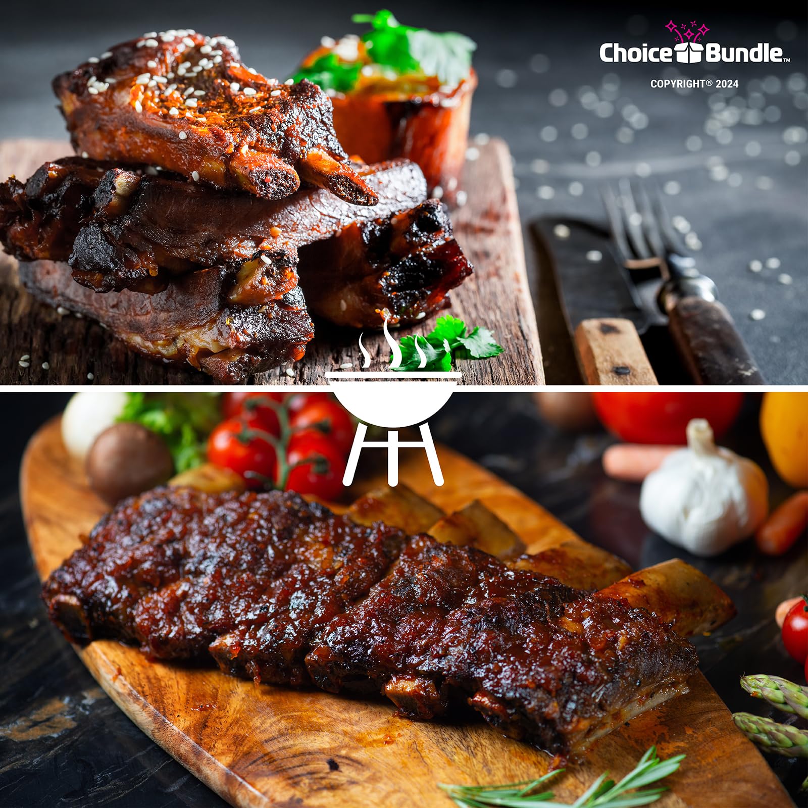 Killer Hogs The BBQ Sauce Memphis Style 4 pk (64 oz) Great to Dip Toss Glaze & More + Barbecue Masters & Bottle Opener (6 Items)!