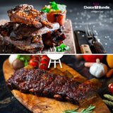 Killer Hogs The BBQ Sauce & Vinegar Sauce Premium 2 pk (32 oz) Great to Dip Toss Glaze & More + Barbecue Masters & Bottle Opener (4 Items)!