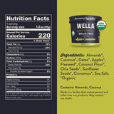 Wella Cereal Oatmeal Alternative, Gluten-Free Breakfast Hot Cereal, Grain-Free Paleo Organic Vegan High Protein Superfood, Plant-Based Non-GMO, Low in