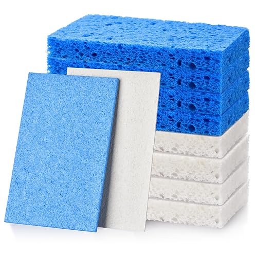 Mcyye 8PCS Compressed Kitchen Sponges Pack for Household Use, Premium Dish Sponges Kitchen Natural, Non Scratch Cleaning Sponges for Dishes