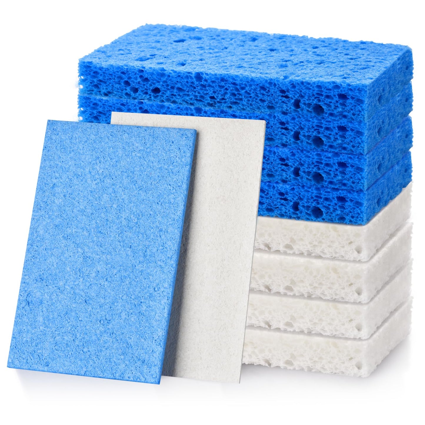 Mcyye 8PCS Compressed Kitchen Sponges Pack for Household Use, Premium Dish Sponges Kitchen Natural, Non Scratch Cleaning Sponges for Dishes