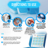 Washing Machine Cleaner Descaler 24 Pack - Deep Cleaning Tablets For HE Front Loader & Top Load Washer, Septic Safe Eco-Friendly Deodorizer, Clean