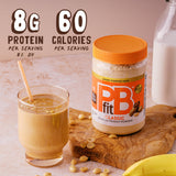 PBfit 15 Ounce Classic Peanut Butter Powder, Powdered Peanut Butter Spread From Real Roasted Peanuts, 8g of Protein 8% DV, Gluten-Free, 60 calories