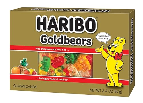 Haribo of America Goldbears Theater Box, 3.4 Ounce, Pack of 1
