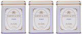 Harney & Sons Paris Black Tea Sachet Collection, All Natural - Classic Tin of 20 Sachets, 1.4 Ounce 20 Count (Pack of 3)