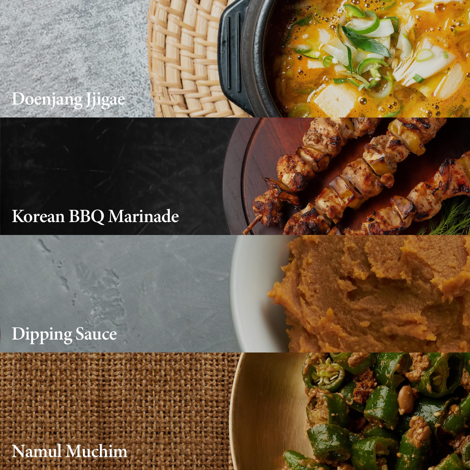 Wang Korean Traditional Doenjang - Authentic Fermented Soybean Paste | Korean Pantry Staple for Doenjang Jjigae, Ssamjang & Korean BBQ Marinades | 1.1