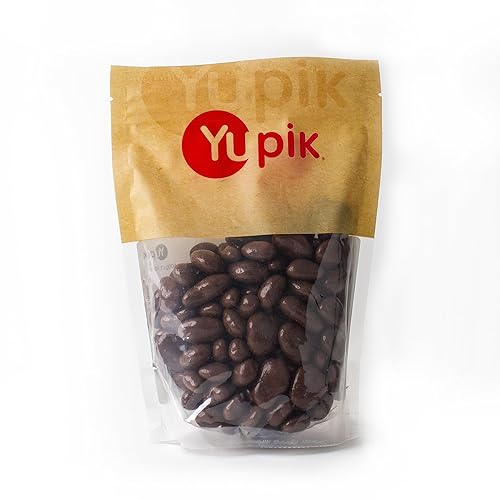 Yupik Milk Chocolate Maple Bourbon Pecans, 1.1 lb (17.6 oz), GMO-Free, Kosher, Roasted Pecans, Coated in Maple Bourbon Syrup & Fine Milk Chocolate