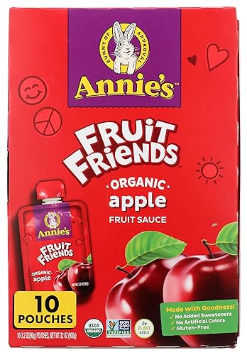 Annie's Fruit Friends Organic Apple Fruit Sauce 10pk, 32 OZ
