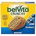 belVita Breakfast Biscuits, Blueberry Flavor, 5 Packs (4 Biscuits Per Pack)