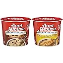 Quaker Aunt Jemima Pancake Cups, 2 Flavor Variety Pack, 12 Individual Cups