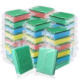 (64 Pack)Kheoxusa Individually Wrapped Sponges,Sponge Individually Wrapped,Individually Wrapped Sponges Bulk Packed for Cleaning Dishes Kitchen Scrub