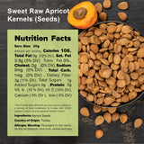 NUTS U.S. - Sweet Raw Apricot Kernels (Seeds) | Unpasteurized and Non-GMO | No Sulphure | Packed In Resealable Bags!!! (4 LB)