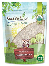 Food to Live Organic Fava Bean Flour, 12 Ounces - Non-GMO, Finely Ground, Pure, Raw, Vegan, Bulk. Good Source of Protein & Fiber. Highly Nutritious