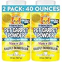 Bodhi Dog Natural Carpet Deodorizer Powder - Dry Pet Smell Eliminator & Urine Odor Remover - Loosens Fur & Dirt - Plant-Based Room Freshener